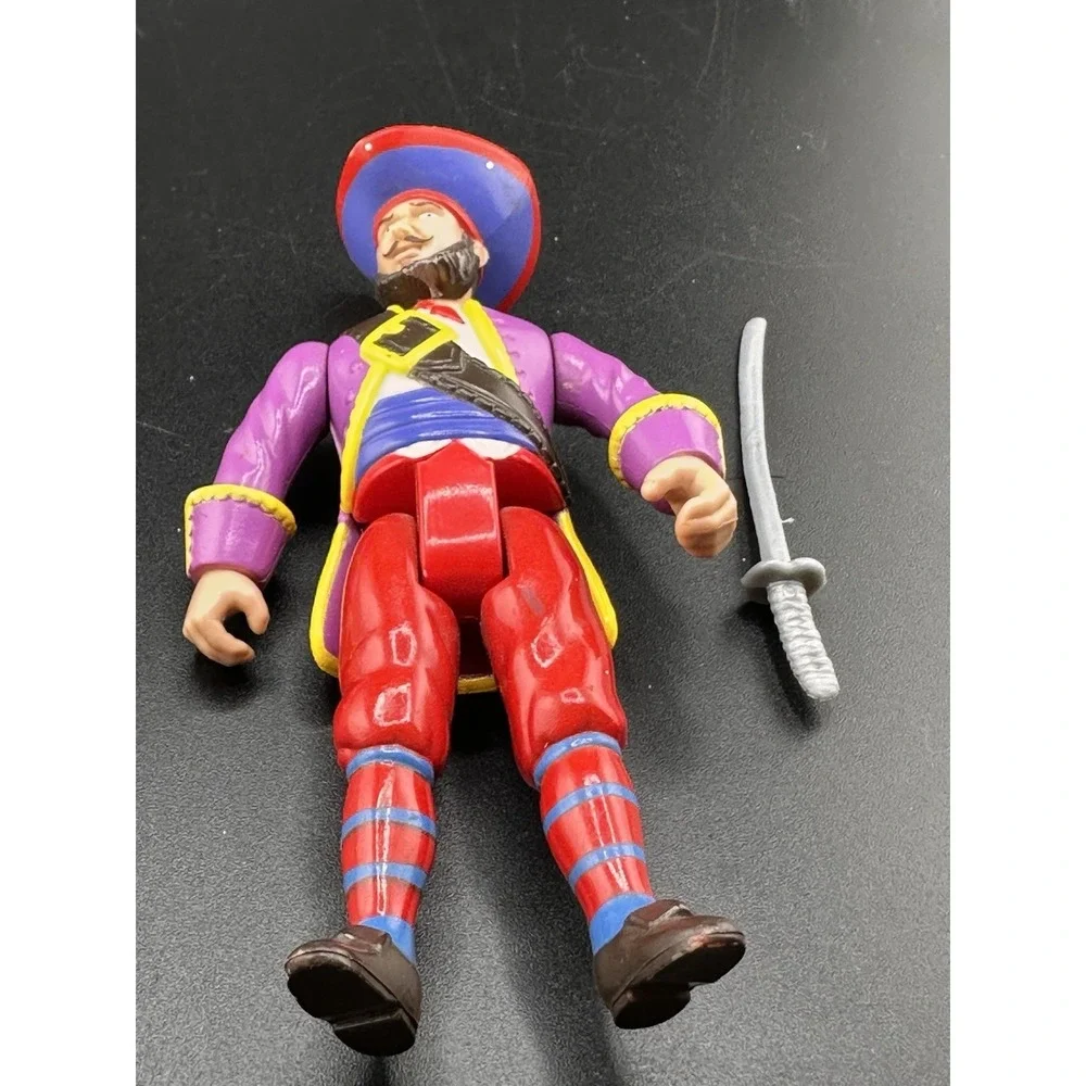 Vtg 1990 Imperial Pirates of the High Seas Captain Kidd Action Figure With Sword